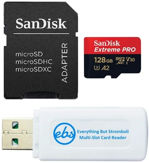 SanDisk 128GB Extreme Pro Micro SD Card Works with GoPro Action Cameras SanDisk 128GB Extreme Pro Micro SD Card Works with GoPro Action Cameras