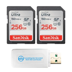 SanDisk (2 Pack) Ultra UHS-I Class 10 256GB SDXC Card SDSDUNC-256G-GN6IN SanDisk (2 Pack) Ultra UHS-I Class 10 256GB SDXC Card SDSDUNC-256G-GN6IN