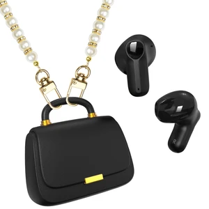 ANCwear Wireless Earbuds with Mini Handbag Case, 22H Playtime, Black ANCwear Wireless Earbuds with Mini Handbag Case, 22H Playtime, Black