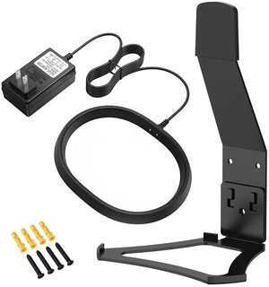 SZSDMY Aluminum Wall Mount with Replacement Charger Base for Sonos Move 1/2, Anti-Toppling Bracket with Silicone Protection, Wall Charging Design & Easy to Install SZSDMY Aluminum Wall Mount with Replacement Charger Base for Sonos Move 1/2, Anti-Toppling Bracket with Silicone Protection, Wall Charging Design & Easy to Install