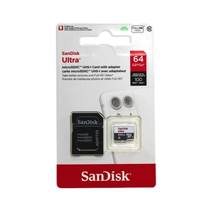 SanDisk Ultra SDSQUNS-064G-GN3MN 64GB 80MB/s UHS-I Class 10 microSDXC Card SanDisk Ultra SDSQUNS-064G-GN3MN 64GB 80MB/s UHS-I Class 10 microSDXC Card