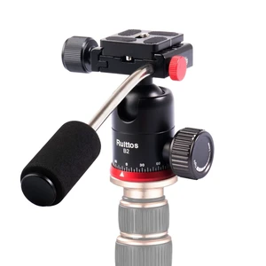 Ruittos Tripod Ball Head with Handle and Quick Release Plate Ruittos Tripod Ball Head with Handle and Quick Release Plate