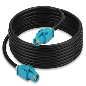 supmory FAKRA Z Female to Female 4 Core Universal Video Cable LVDS 535 High Speed Data Wire - Universal Car Rear View Camera Video Lead for various car models - RGB Signal Transmission Adapter (10 ft) supmory FAKRA Z Female to Female 4 Core Universal Video Cable LVDS 535 High Speed Data Wire - Universal Car Rear View Camera Video Lead for various car models - RGB Signal Transmission Adapter (10 ft)