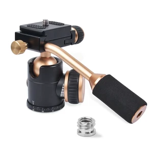 Tripod Head, Flexi-Tilt Universal Ball Head with Quick Release Plate, 1/4 Screw for DSLR Camera, Video Camcorder, Cellphone/Pad, Mirrorless Cameras, Ring Light, Selfie Tripod Head, Flexi-Tilt Universal Ball Head with Quick Release Plate, 1/4 Screw for DSLR Camera, Video Camcorder, Cellphone/Pad, Mirrorless Cameras, Ring Light, Selfie