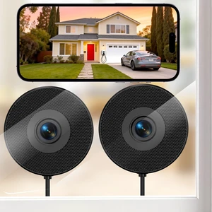 2 PackWindow Camera, 2K 3MP WiFi Dome Cameras for Home Security for Indoor & Outdoor Monitoring, with Full Color Starlight Night Vision, AI Human/Motion Detection, Easy Install, 24/7 Recording 2 PackWindow Camera, 2K 3MP WiFi Dome Cameras for Home Security for Indoor & Outdoor Monitoring, with Full Color Starlight Night Vision, AI Human/Motion Detection, Easy Install, 24/7 Recording