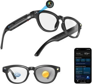 Smart Glasses with Camera,8MP HD Video& Photo Capture,Real-Time Translation Smart Glasses with Camera,8MP HD Video& Photo Capture,Real-Time Translation