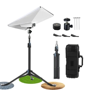 Starlink Mini Tripod Mount Kit with Adapter, Height Adjustable Starlink Mini Stand with 360 Tilt, Sturdy Portable Satellite Internet Mount with Ground Pegs for Camping, RV, Travel, Outdoor Use Starlink Mini Tripod Mount Kit with Adapter, Height Adjustable Starlink Mini Stand with 360 Tilt, Sturdy Portable Satellite Internet Mount with Ground Pegs for Camping, RV, Travel, Outdoor Use