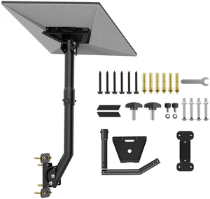 Starlink Gen 4 Mount, Heavy Dual Adjustable Wall and Roof Pole Mounting Kit Concrete Walls and Wood Walls, Compatible with Gen 3/4X Starlink Standard Dish Installations Starlink Gen 4 Mount, Heavy Dual Adjustable Wall and Roof Pole Mounting Kit Concrete Walls and Wood Walls, Compatible with Gen 3/4X Starlink Standard Dish Installations
