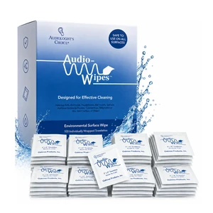 Audiologist's Choice Earbud Cleaning Kit with Audio Wipes - 3-in-1 Pen for AirPods, iPhone Cleaner, Earwax Removal, Speaker & Bluetooth Earbuds - Compact & Travel-Friendly (100 Count) Audiologist's Choice Earbud Cleaning Kit with Audio Wipes - 3-in-1 Pen for AirPods, iPhone Cleaner, Earwax Removal, Speaker & Bluetooth Earbuds - Compact & Travel-Friendly (100 Count)