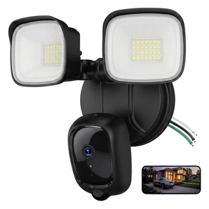 Meloght 2K Hardwired Flood Light Camera, 3500LM Dual-Head Outdoor Security Camera with Color Night Vision, 5G/2.4G WiFi, PIR Motion Detection, Siren, 2-Way Audio, IP65, Compatible with Alexa, Black Meloght 2K Hardwired Flood Light Camera, 3500LM Dual-Head Outdoor Security Camera with Color Night Vision, 5G/2.4G WiFi, PIR Motion Detection, Siren, 2-Way Audio, IP65, Compatible with Alexa, Black