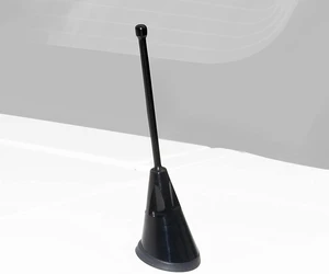 Drake Muscle Cars AR3Z-18813-BLK Billet Antenna Black Billet Aluminum Drake Muscle Cars AR3Z-18813-BLK Billet Antenna Black Billet Aluminum