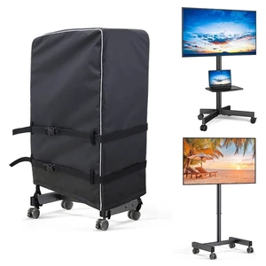 70-75 Inch Windproof Outdoor TV Trolley Cover, Heavy Duty Oxford Weatherproof Dustproof Cover for Mobile Rolling TV Stand(70''L x15''W x 57''H) 70-75 Inch Windproof Outdoor TV Trolley Cover, Heavy Duty Oxford Weatherproof Dustproof Cover for Mobile Rolling TV Stand(70''L x15''W x 57''H)