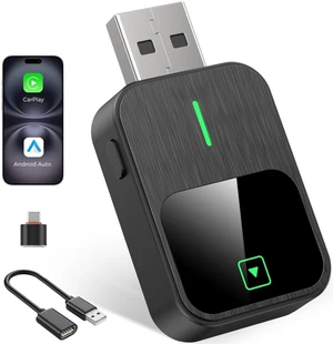 Boiipinn 2-in-1 Wireless CarPlay & Android Auto Adapter, Plug & Play Boiipinn 2-in-1 Wireless CarPlay & Android Auto Adapter, Plug & Play