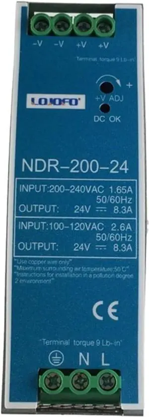 NDR-200-12 Rail Switching Power Supply 200W12V Rail Power Supply 12V Rail Power Supply NDR-200-12 Rail Switching Power Supply 200W12V Rail Power Supply 12V Rail Power Supply
