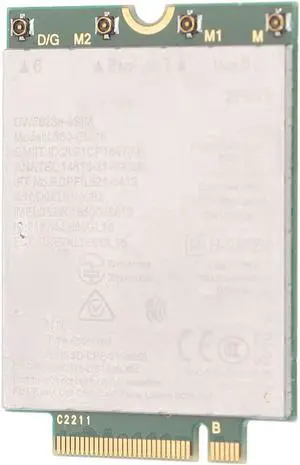 4G LTE Module Network Card, L860 GL 16 DW5823E ESIM NGFF M.2 with 1Gbps Internet Speed for Latitude 3440 3540 7440, 4G LTE Network Card for Precision 3480 3581, Multiple Bands 4G LTE Module Network Card, L860 GL 16 DW5823E ESIM NGFF M.2 with 1Gbps Internet Speed for Latitude 3440 3540 7440, 4G LTE Network Card for Precision 3480 3581, Multiple Bands
