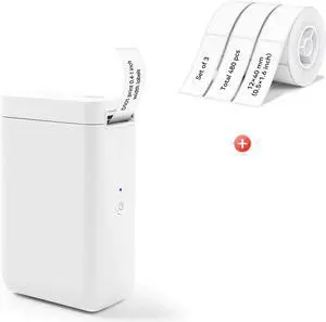 NIIMBOT D101 White Label Maker and 4 Rolls Tape Bundle NIIMBOT D101 White Label Maker and 4 Rolls Tape Bundle