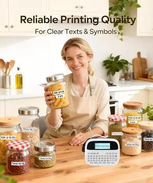 M950 Label Maker Machine with 7 Tapes, Label Maker Freezer Waterproof Labels, Rechargeable & Backlit & Inkless & Bluetooth, Handheld Label Printer Bundle for Home Kitchen Food-Labels M950 Label Maker Machine with 7 Tapes, Label Maker Freezer Waterproof Labels, Rechargeable & Backlit & Inkless & Bluetooth, Handheld Label Printer Bundle for Home Kitchen Food-Labels