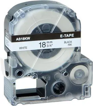 30 Pack AS18KW 3/4" Tape Compatible for LK-5WBN LC-5WBN9 SS18KW 18mm Black on White LK Label Cartridges for LabelWorks LW400 LW500 LW700 LW900P Label Maker 30 Pack AS18KW 3/4" Tape Compatible for LK-5WBN LC-5WBN9 SS18KW 18mm Black on White LK Label Cartridges for LabelWorks LW400 LW500 LW700 LW900P Label Maker