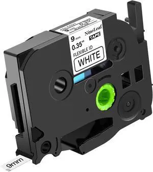 NineLeaf 40 Pack 9mm Label Tape Compatible for Brother P-Touch TZe-FX221 9mm 0.35'' Flexible-ID Laminated White TZ-FX221 3/8'' Black on White TZe TZ Tape for Ptouch Label Maker PT-D200 D210 D220 NineLeaf 40 Pack 9mm Label Tape Compatible for Brother P-Touch TZe-FX221 9mm 0.35'' Flexible-ID Laminated White TZ-FX221 3/8'' Black on White TZe TZ Tape for Ptouch Label Maker PT-D200 D210 D220