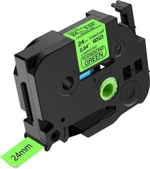 NineLeaf TZe-D51 Label Tape 24mm 0.94 Laminated Green TZD51 TZe TZ Black on Fluo Green Compatible with Brother P Touch Label Maker Tape 1" for Brother Ptouch PT-D600 PT-D610BT PT-P700, 20 Pack NineLeaf TZe-D51 Label Tape 24mm 0.94 Laminated Green TZD51 TZe TZ Black on Fluo Green Compatible with Brother P Touch Label Maker Tape 1" for Brother Ptouch PT-D600 PT-D610BT PT-P700, 20 Pack