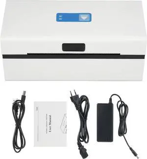 Desktop Thermal Label Printer, USB and BT Connection, 112mm Paper Width - Ultra - High - Speed 220mm / s Printing, Clear 203dpi Quality, Ideal for Shipping and Retail Use Desktop Thermal Label Printer, USB and BT Connection, 112mm Paper Width - Ultra - High - Speed 220mm / s Printing, Clear 203dpi Quality, Ideal for Shipping and Retail Use