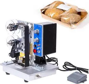 Automatic Ribbon Coding Machine,Electric Ribbon Coding Printer Machine,with Stable Base,Date Code Heat Stamping Printing Device,for Labels Stickers Cartons Automatic Ribbon Coding Machine,Electric Ribbon Coding Printer Machine,with Stable Base,Date Code Heat Stamping Printing Device,for Labels Stickers Cartons
