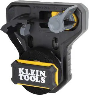 Klein Tools 450-900 Cable Management, Hook & Loop Dispenser with 12-Foot x 3/4-Inch Tape Roll, Cuts Custom Length Hook & Loop Strips, Black Klein Tools 450-900 Cable Management, Hook & Loop Dispenser with 12-Foot x 3/4-Inch Tape Roll, Cuts Custom Length Hook & Loop Strips, Black