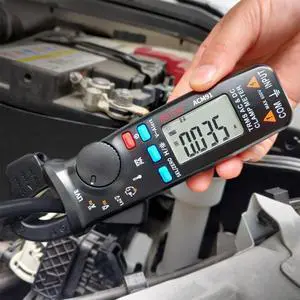 Bside 1mA DC/AC Clamp Meter True RMS 6000 Counts Temperature Low Impedance Voltage Amp V-Alert Live Wire Check Tester with Back Clip Bside 1mA DC/AC Clamp Meter True RMS 6000 Counts Temperature Low Impedance Voltage Amp V-Alert Live Wire Check Tester with Back Clip