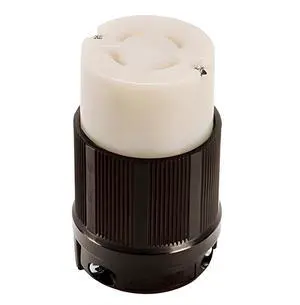 OCSParts L17-30R Grounding Locking Connector, 30A 600V AC, 3 Pole 4 Wire, cUL Listed, NEMA L17-30 OCSParts L17-30R Grounding Locking Connector, 30A 600V AC, 3 Pole 4 Wire, cUL Listed, NEMA L17-30