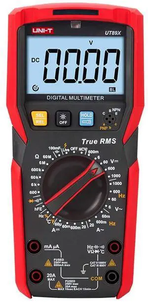 UNI-T UT89X multimeter True RMS NCV tester ac dc Voltmeter Ammeter Capacitance Frequency Resistance Temperature tester UNI-T UT89X multimeter True RMS NCV tester ac dc Voltmeter Ammeter Capacitance Frequency Resistance Temperature tester