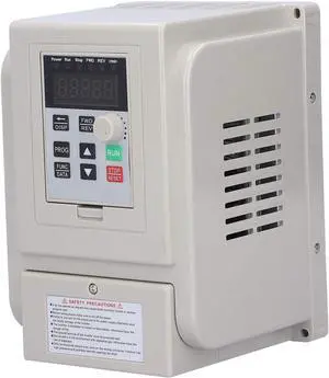 Variable Frequency Inverter 2.2KW VFD Single-Phase 110V to Three-Phase 220V Spindle Motor Speed Control Frequency Converter Variable Frequency Inverter 2.2KW VFD Single-Phase 110V to Three-Phase 220V Spindle Motor Speed Control Frequency Converter