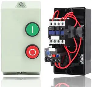 Magnetic Electric Motor Starter, Motor Start Control Switch, 3KW Single Phase 220V 230V 9-13A Motors, Water Proof Flame Retardant Magnetic Switch Box Magnetic Electric Motor Starter, Motor Start Control Switch, 3KW Single Phase 220V 230V 9-13A Motors, Water Proof Flame Retardant Magnetic Switch Box