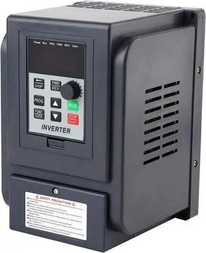 1-Phase 220V Input 3-Phase 380V Output VFD Inverter, AT4-1500X 400Hz 8A Variable Frequency Drive Inverter Motor Speed Controller 1-Phase 220V Input 3-Phase 380V Output VFD Inverter, AT4-1500X 400Hz 8A Variable Frequency Drive Inverter Motor Speed Controller