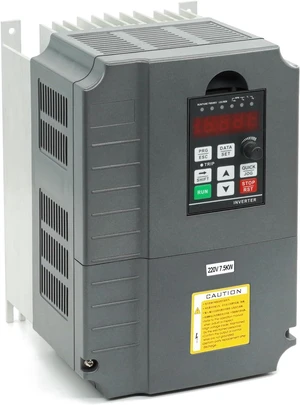 Vector Control CNC VFD Variable Frequency Drive Motor Drive Inverter Converter 220V 7.5KW 10HP for Spindle Motor Speed Control HUANYANG GT-Series (220V, 7.5KW) Vector Control CNC VFD Variable Frequency Drive Motor Drive Inverter Converter 220V 7.5KW 10HP for Spindle Motor Speed Control HUANYANG GT-Series (220V, 7.5KW)