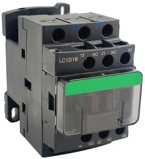 LC1D18G7 Non-Reversing Contactor 9A 3Pole 120VAC Coil 1NO 1NC 50/60Hz LC1D18G7 Non-Reversing Contactor 9A 3Pole 120VAC Coil 1NO 1NC 50/60Hz