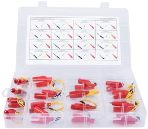 Electrical Test Lead Kit 16 Pcs Electrical Terminal Kit 5299367 for Cummins Circuit Connector Electrical Test Lead Kit 16 Pcs Electrical Terminal Kit 5299367 for Cummins Circuit Connector