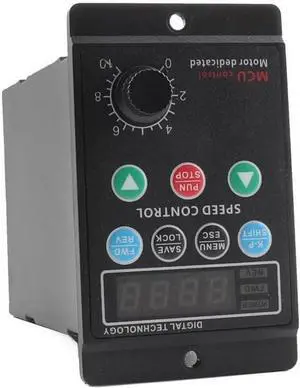 AC 110-220V 750W 1HP Variable Frequency Drive, VFD VSD Inverter Single-Phase to 3-Phase Frequency Converter for Spindle Motor Speed Control AC 110-220V 750W 1HP Variable Frequency Drive, VFD VSD Inverter Single-Phase to 3-Phase Frequency Converter for Spindle Motor Speed Control