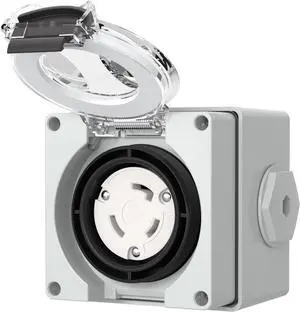 STARELO 30 Amp Locking Female Plug Box NEMA L5-30C Generator Twist Lock Adapter Female Connector,125 Volt,Outdoor dustproof and Weatherproof for generators, Welding Machines, etc.ETL Listed. STARELO 30 Amp Locking Female Plug Box NEMA L5-30C Generator Twist Lock Adapter Female Connector,125 Volt,Outdoor dustproof and Weatherproof for generators, Welding Machines, etc.ETL Listed.