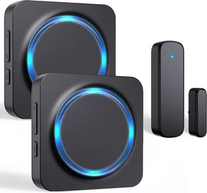 BITIWEND Wireless Door Sensor Chime Alarm Contact Sensor Door Bell for Office/Home/Shop, Door Open Chime Window Alarm Operate Range 600 Feet with 58 Bells 5 Volu Level BITIWEND Wireless Door Sensor Chime Alarm Contact Sensor Door Bell for Office/Home/Shop, Door Open Chime Window Alarm Operate Range 600 Feet with 58 Bells 5 Volu Level