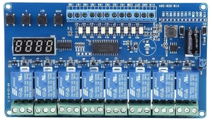 Multifunction Relay,8-36V 8-Channel Multifunction Time Delay Relay Interface Board Module Optocoupler LED Multifunction Relay,8-36V 8-Channel Multifunction Time Delay Relay Interface Board Module Optocoupler LED