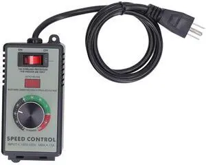 Fan Speed Controller, AC Motor Electric Variable Speed Controller Switch Fan Governor US Plug AC100-120V 4000W 15A Fan Speed Controller, AC Motor Electric Variable Speed Controller Switch Fan Governor US Plug AC100-120V 4000W 15A