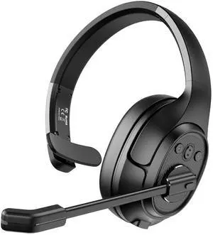Trucker Bluetooth Headset with Microphone, 164ft Wireless Headphones with AI Noise Cancelling(ENC), 57Hrs Worktime, Truck Drivers Headset with Mute Button for Cell Phone PC Home Office Work Trucker Bluetooth Headset with Microphone, 164ft Wireless Headphones with AI Noise Cancelling(ENC), 57Hrs Worktime, Truck Drivers Headset with Mute Button for Cell Phone PC Home Office Work
