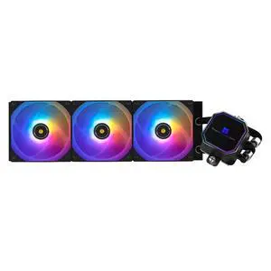 Frozen Prism 360 Black ARGB CPU Liquid Cooler,Efficient PWM Controlled Pump 2800RPM,3×TL-E12 Series PWM Fan,Water Cooling Computer Parts,for AM4/AM5,Intel lga1150/1200/1700/1851 Frozen Prism 360 Black ARGB CPU Liquid Cooler,Efficient PWM Controlled Pump 2800RPM,3×TL-E12 Series PWM Fan,Water Cooling Computer Parts,for AM4/AM5,Intel lga1150/1200/1700/1851