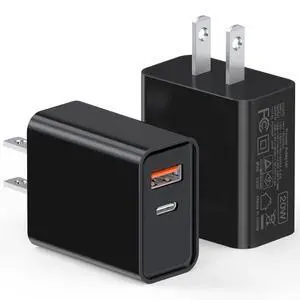 20W USB C Wall Charger for iPhone 17/16/15/14/13/13 Mini/13 Pro Max/12/12 Pro/12 Pro Max Cube, 2 Pack Dual Port Fast Charging Brick Block Plug Box Base Adapter for iPad, iPod, Watch Series 8 7, Black 20W USB C Wall Charger for iPhone 17/16/15/14/13/13 Mini/13 Pro Max/12/12 Pro/12 Pro Max Cube, 2 Pack Dual Port Fast Charging Brick Block Plug Box Base Adapter for iPad, iPod, Watch Series 8 7, Black