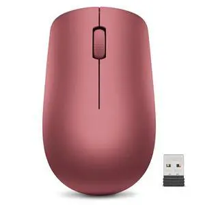 530 Full Size Wireless Computer Mouse for PC, Laptop, Computer with Windows - 2.4 GHz Nano USB Receiver - Ambidextrous Design - 12 Months Battery Life - Cherry Red 530 Full Size Wireless Computer Mouse for PC, Laptop, Computer with Windows - 2.4 GHz Nano USB Receiver - Ambidextrous Design - 12 Months Battery Life - Cherry Red