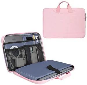 14 15 Inch Laptop Case Women Ladies Bag TSA Laptop Sleeve for MacBook Pro 14" M5/M4/M3/M2/M1, Macbook Air 15 M5/M4, Dell XPS 15/Inspiron 14, Acer HP Lenovo ASUS Chromebook 14" Notebook Case Bag, Pink 14 15 Inch Laptop Case Women Ladies Bag TSA Laptop Sleeve for MacBook Pro 14" M5/M4/M3/M2/M1, Macbook Air 15 M5/M4, Dell XPS 15/Inspiron 14, Acer HP Lenovo ASUS Chromebook 14" Notebook Case Bag, Pink