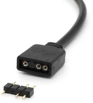 1-to-5 ARGB Splitter, 19.6in 50cm Extension Cable, 5V 3 Pin Addressable RGB for Computer Chassis CPU Cooler and 5V Fan (2 Pack) 1-to-5 ARGB Splitter, 19.6in 50cm Extension Cable, 5V 3 Pin Addressable RGB for Computer Chassis CPU Cooler and 5V Fan (2 Pack)