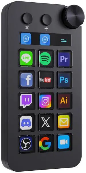 VSDinside Stream Controller Deck with 18 Customizable Macro Keys to Trigger Actions in OBS Twitch YouTube for Content Creators Stream Dock Compatible with PC & Mac N1 Black Macro Keypad VSDinside Stream Controller Deck with 18 Customizable Macro Keys to Trigger Actions in OBS Twitch YouTube for Content Creators Stream Dock Compatible with PC & Mac N1 Black Macro Keypad