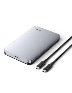 USB C Hard Drive Enclosure for 2.5" SATA SSD HDD,Aluminum USB C Hard Drive Enclosure for 2.5" SATA SSD HDD,Aluminum