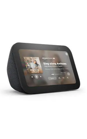 Echo Show 5 (newest model), Smart display, Designed for Alexa+, 2x the bass and clearer sound, Charcoal Echo Show 5 (newest model), Smart display, Designed for Alexa+, 2x the bass and clearer sound, Charcoal